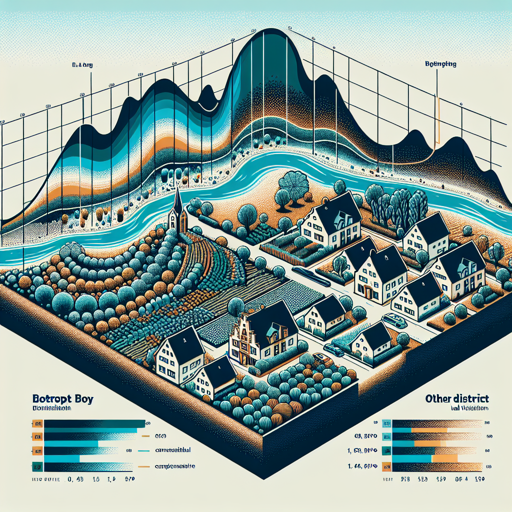 Bodenrichtwertveränderung Bottrop Boy vs. andere Stadtteile
